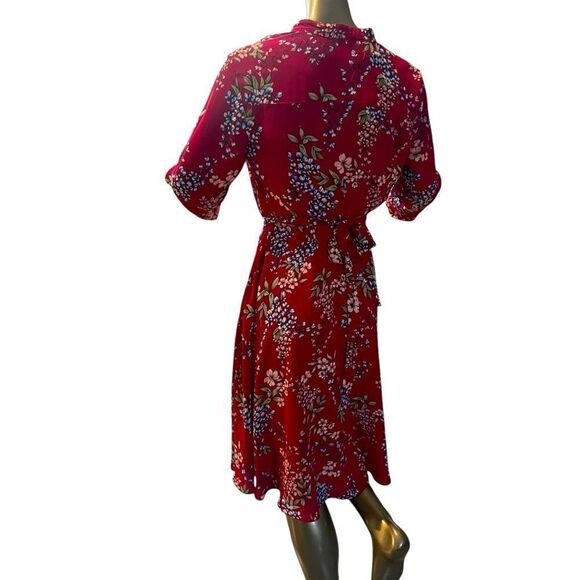 Nanette Lepore Floral Belted Dress - Size 8 - Picture 5 of 5